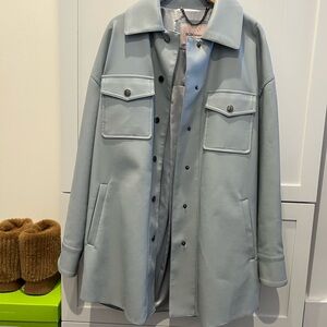 Light Blue Oversized Jacket
